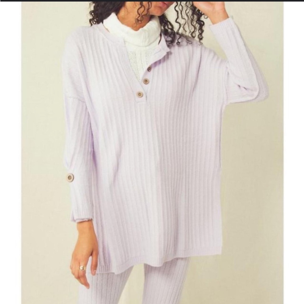 Free People Intimately Purple Sweater